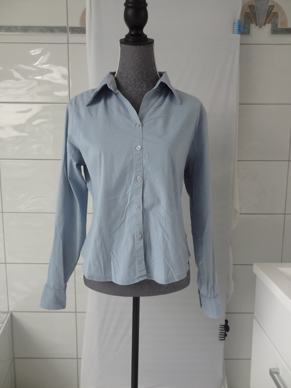 Hellblaue/ türkise Bluse von Vero Moda 36/38