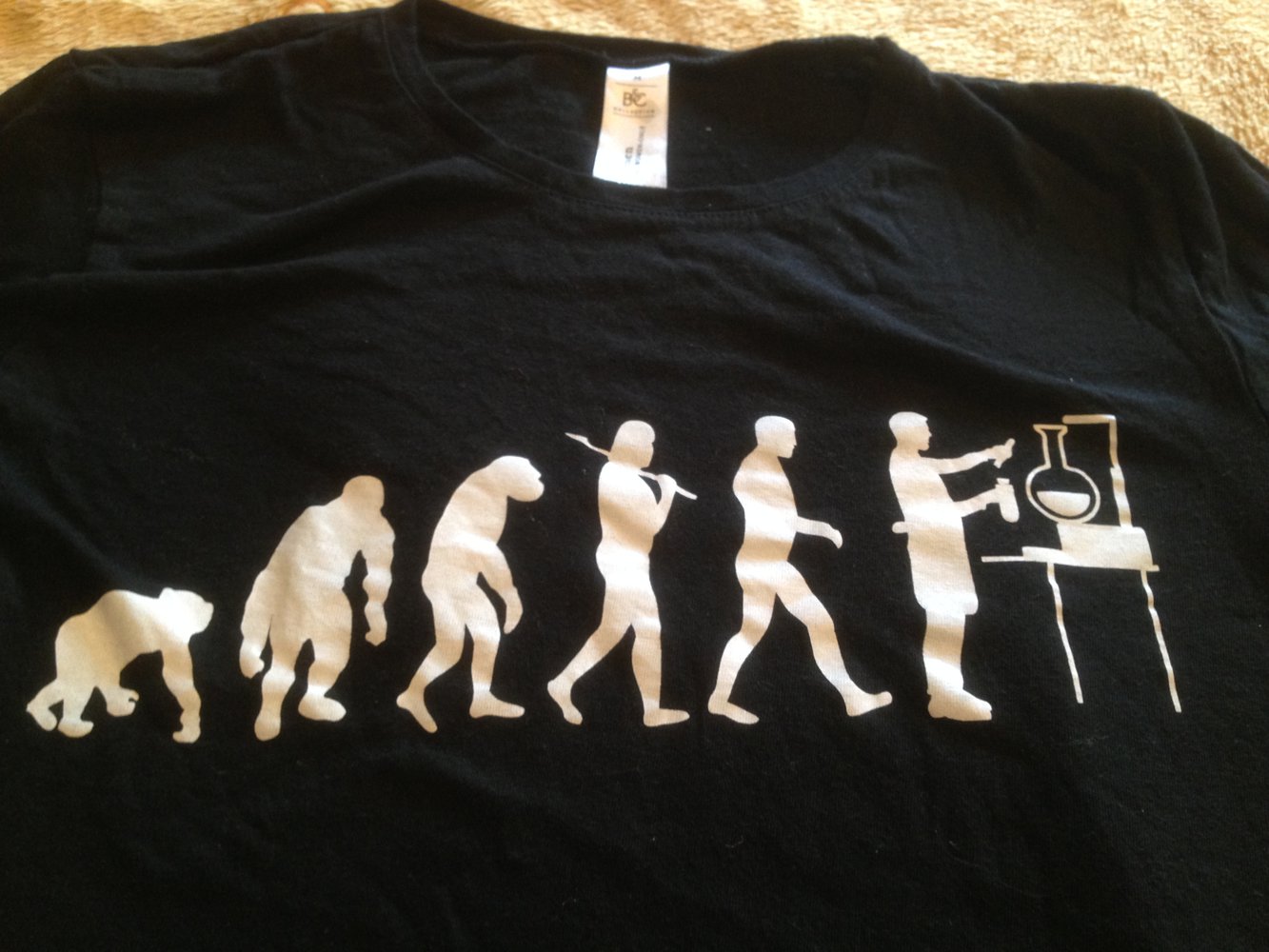 Evolutions-T-Shirt Chemiker / Labor