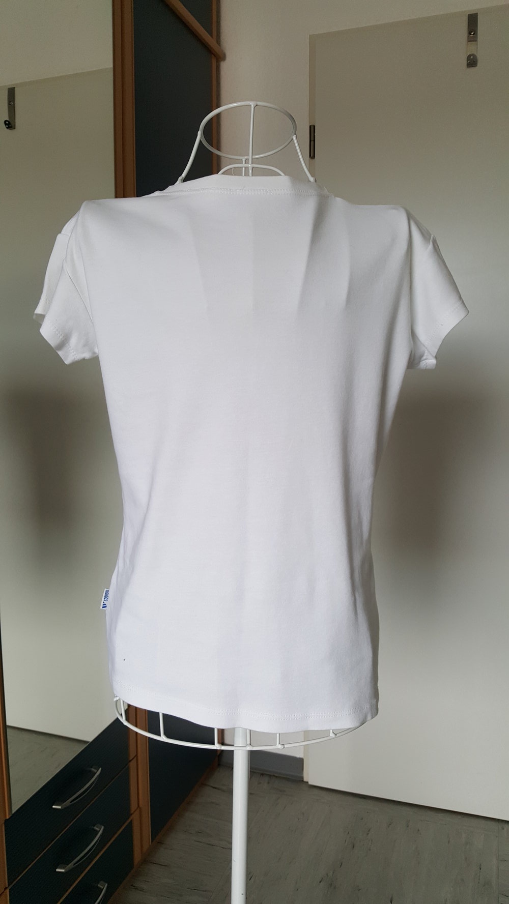 446. Adidas T-Shirt, Gr. S, weiß mit Logo