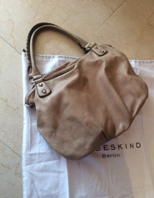 Liebeskind Tasche, Greta Vintage Stone, Leder beige/ nude