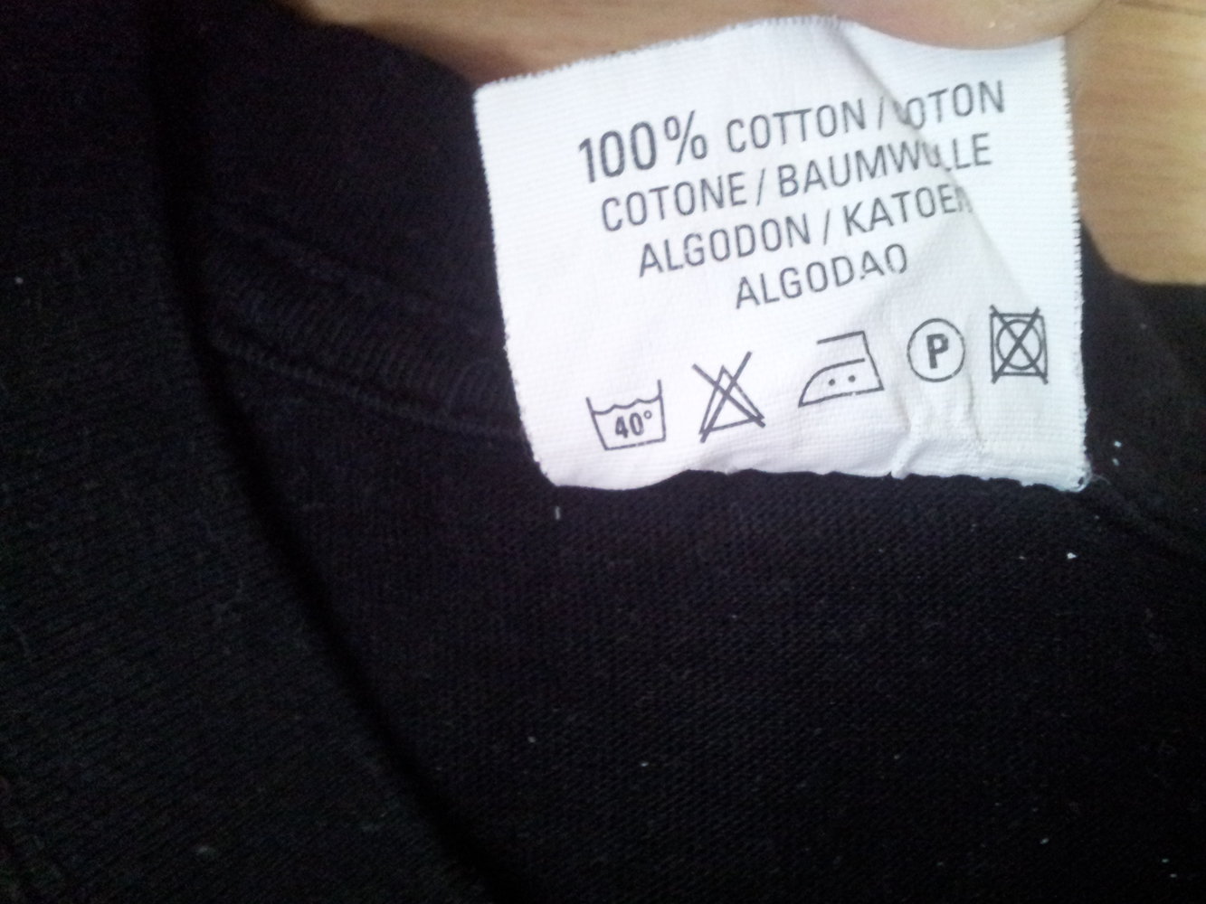 Shirt Continental schwarz Gr. XL Baumwolle