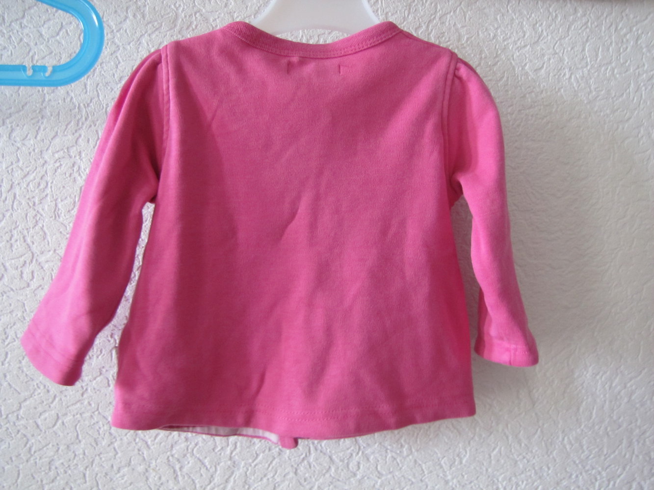 zuckersüße Sweatjacke mit Tierapplikationen Gr. 62