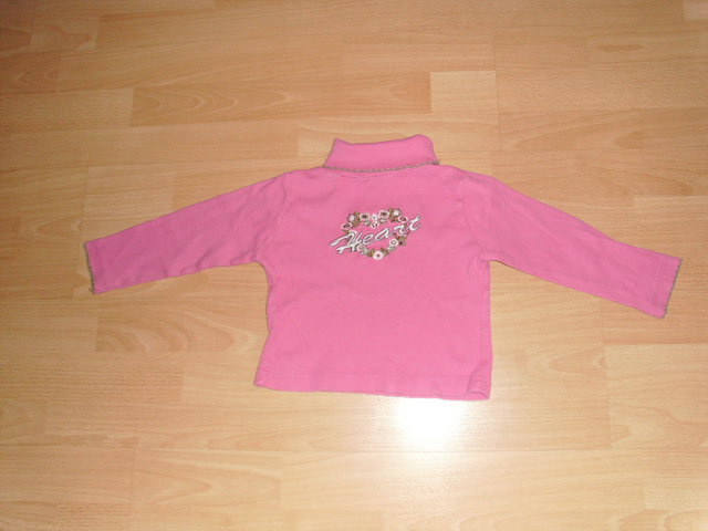 Langarmrolli von Topolino, rosa mit Motiv, Gr. 98