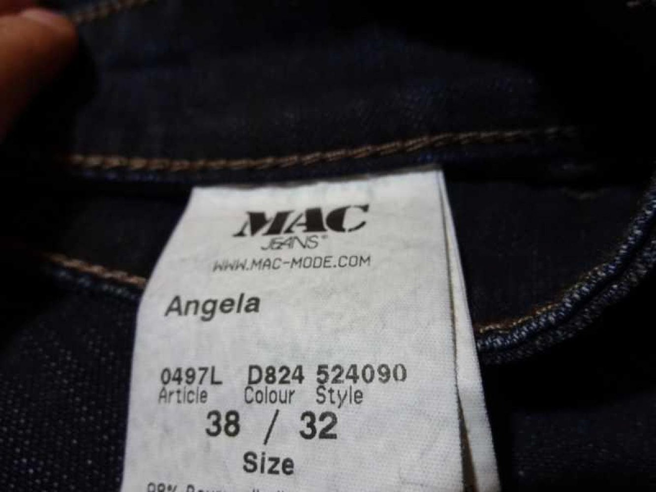 Dunkelblaue Jeans von Mac Basic Angela Gr. M