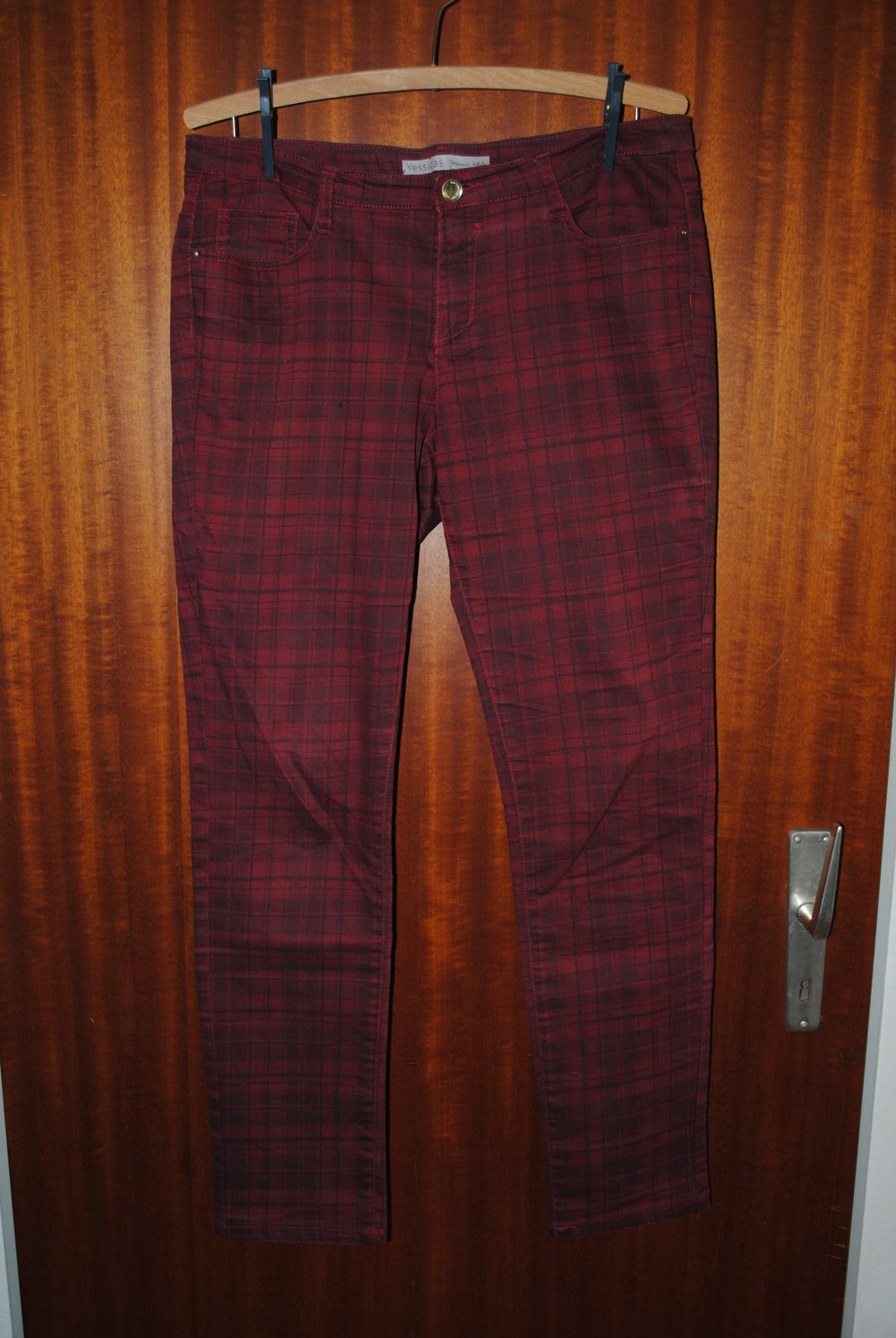 Rot-Karierte Hose