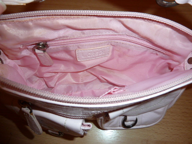 rosa Handtasche