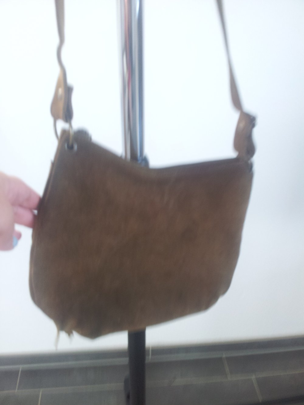 H&M - Divided wildleder fransen tasche