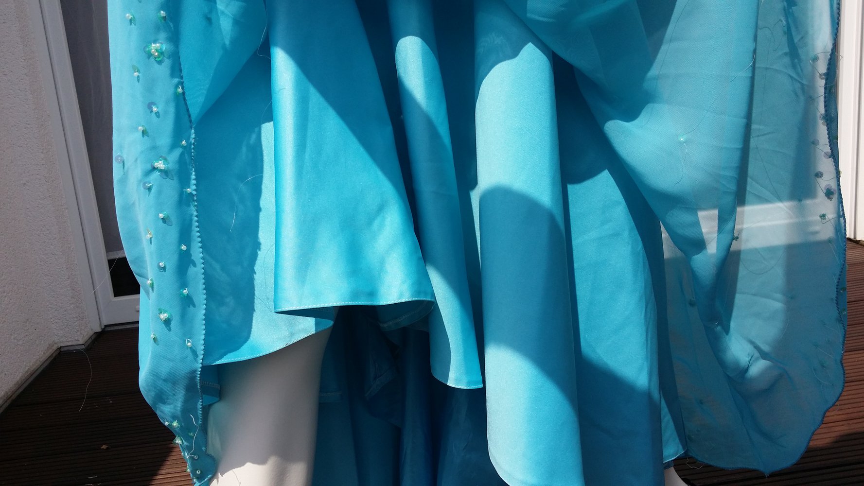 Türkisfarbenes Abendkleid FoKuHiLa