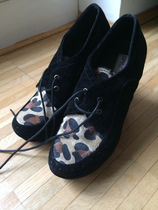 Hohe Creepers Wedges Leo Psychobilly