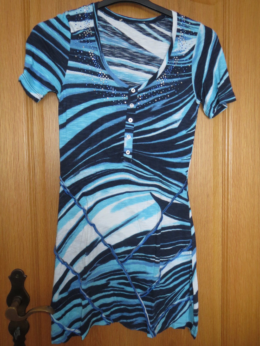 Kleid, Tunika, Gr.36/38, bunt