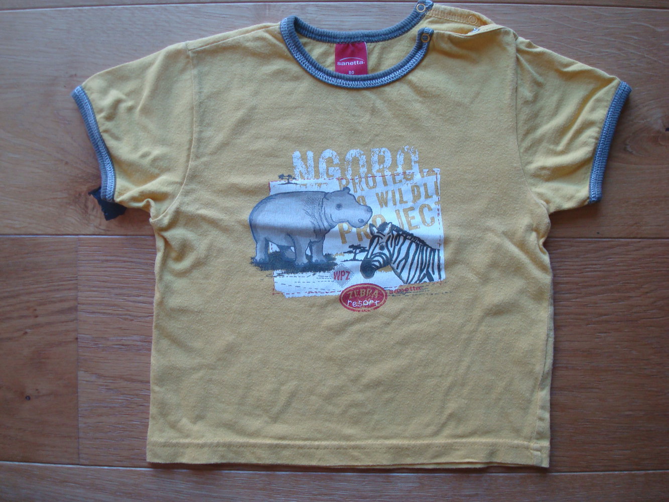 T-Shirt mit Aufdruck Gr. 80