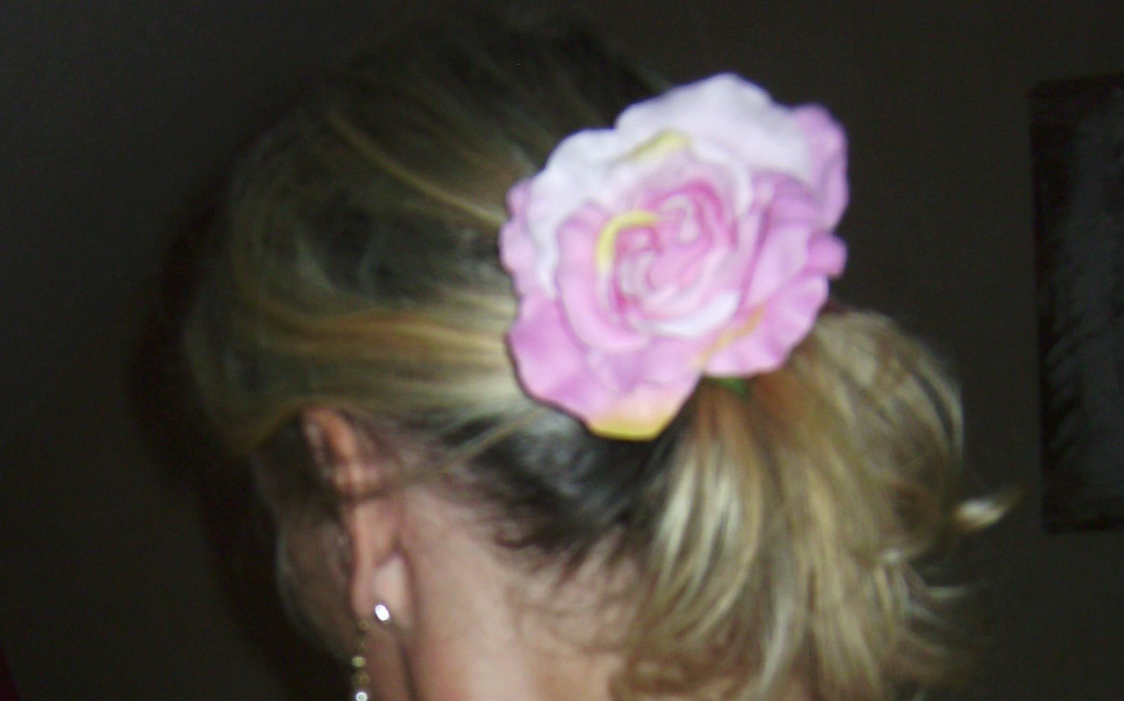 Rose rosè, Haarschmuck Accessoire Blume Flower #Hippie #Party #Summertime #Beach