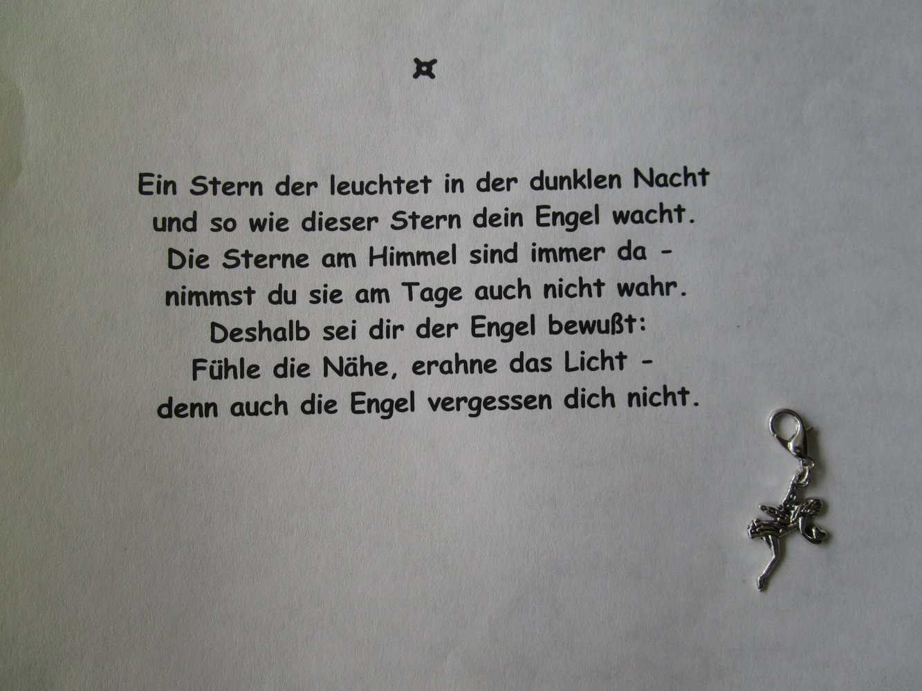 Schutzengelanhänger/ Geschenk