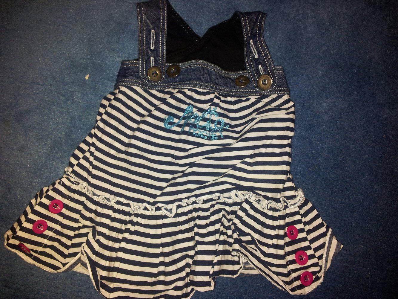 Baby Kleid gestreift Gr. 62