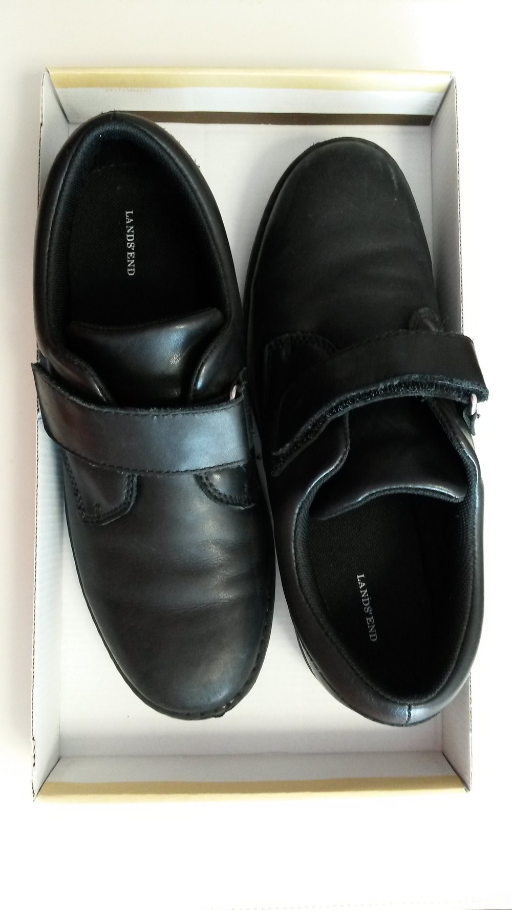 5. Feine Lederschuhe von Lands End, Gr. 36