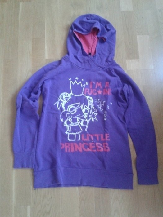 I'm a fuc*ing little princess Pullover lila