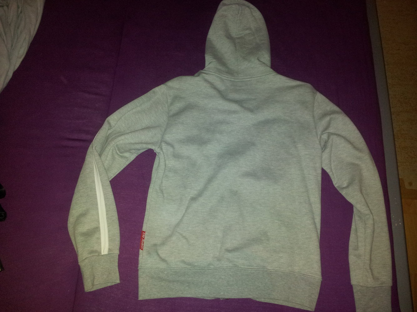 Kaputze Jacke Sportjacke grau Hannover 96 Die Roten Neu