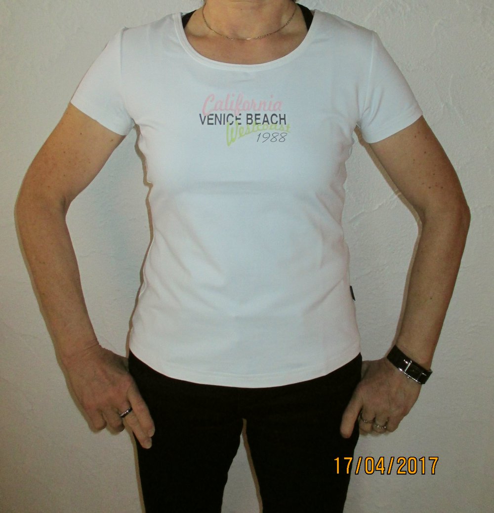 Weißes T-Shirt von Venice Beach, Gr. S