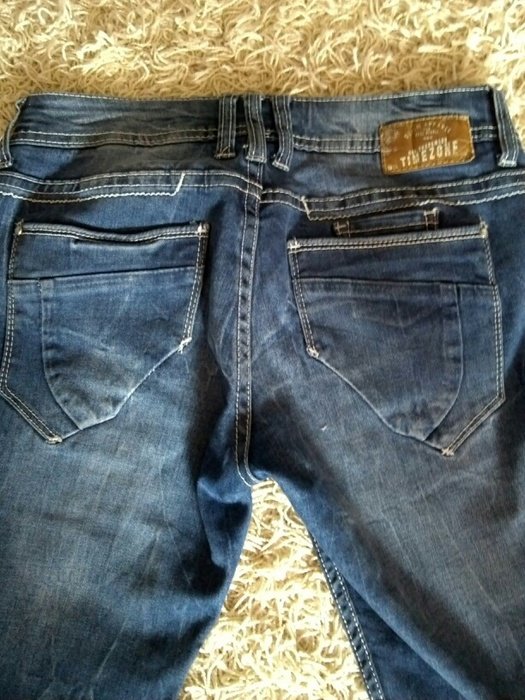 Blaue Used Jeans von Timezone