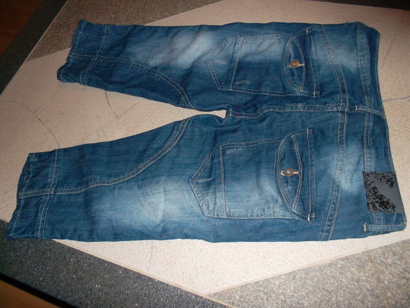 blaue jeanshose,gr. 38