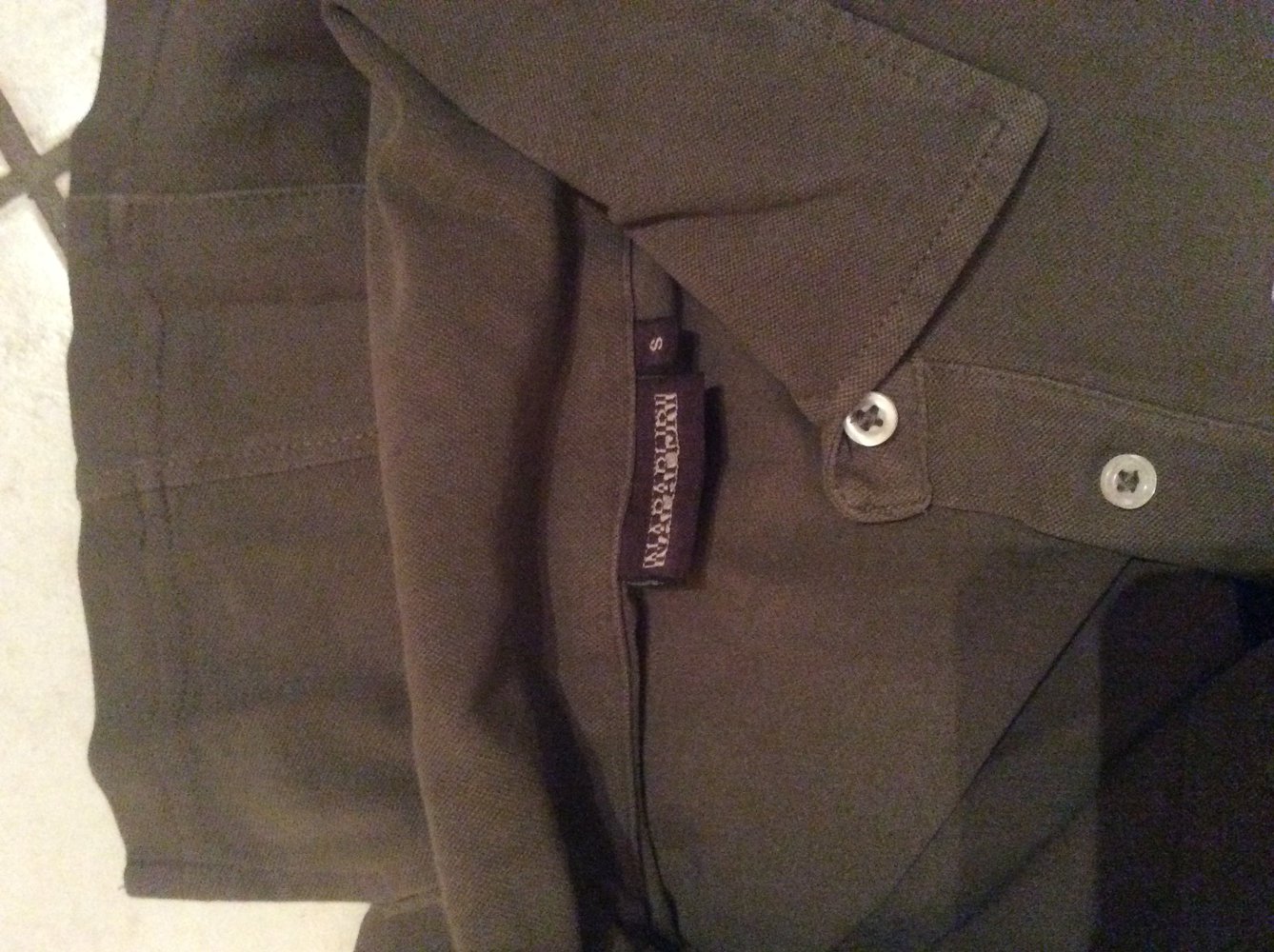 Napapijri Polo Shirt Größe S Khaki T-Shirt 