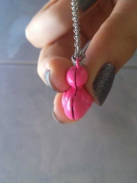Pinke Entenkette 