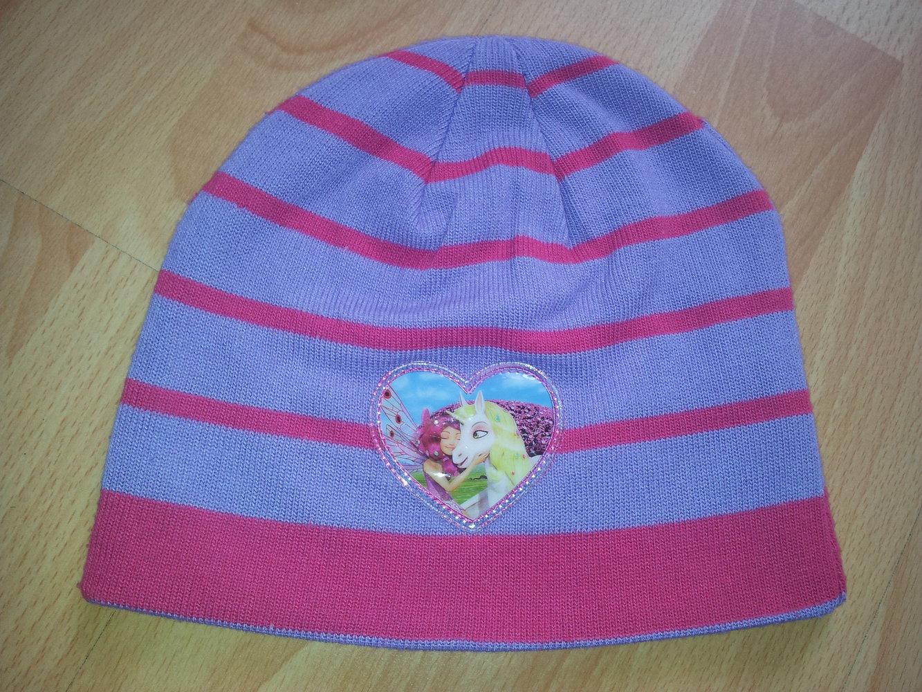 Mütze Wintermütze Mia and Me lila  rosa