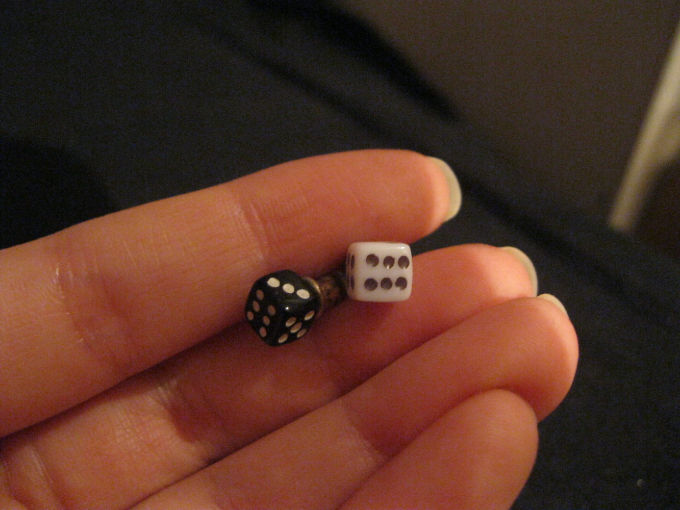 Würfel Ohrringe 2 Paar