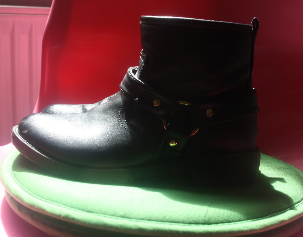 H&M Boots Biker schwarz Gr. 37 Stiefelette 