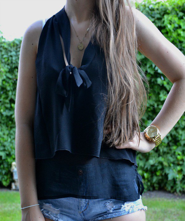 Schwarzes Zara Lagen Top Schleife Schluppe Bluse chiffon semitransparent 34 36 XS S NEU mit Etikett