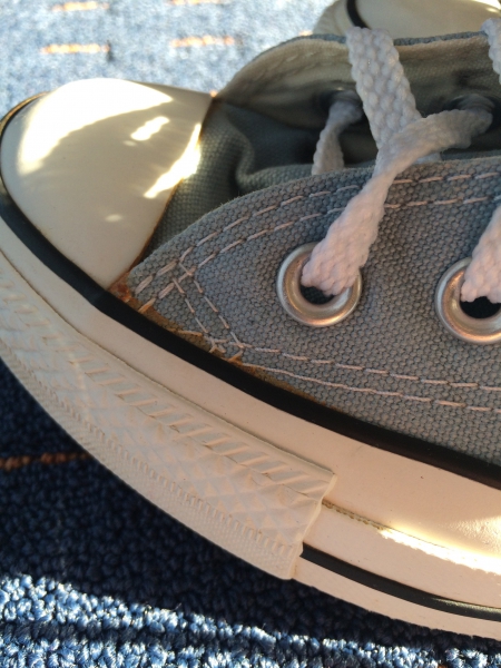 Original Converse Chucks in Baby Blau