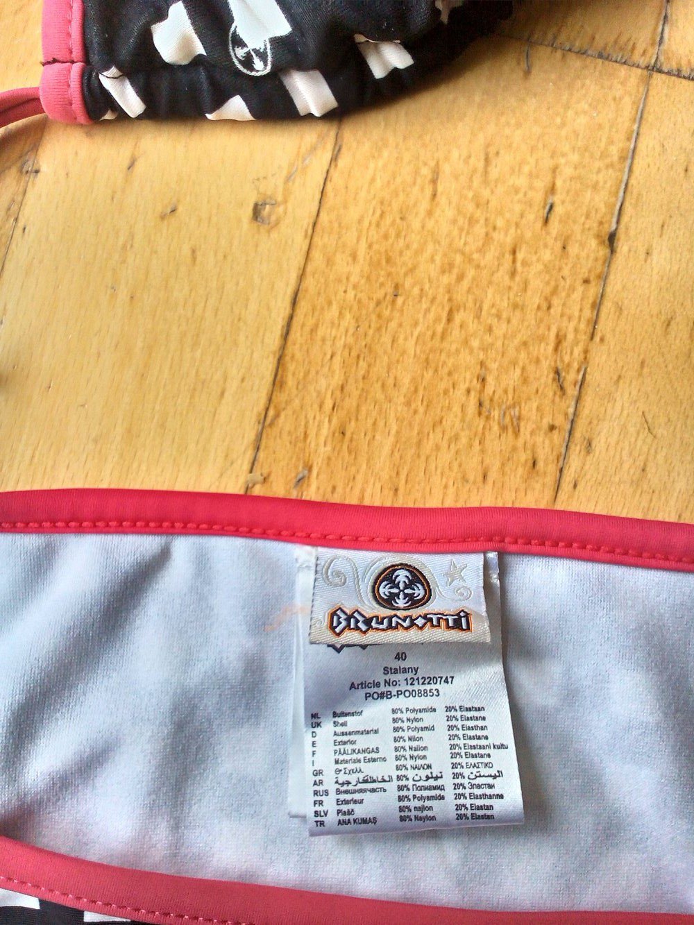 Süßes Bikini Set Gr. 40 rosa weiß schwarz Brunotti Rock n Roll Rockabella