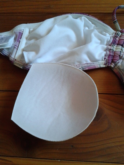 Bikini, lila, flieder, weiß, kariert, Neckholder, 34