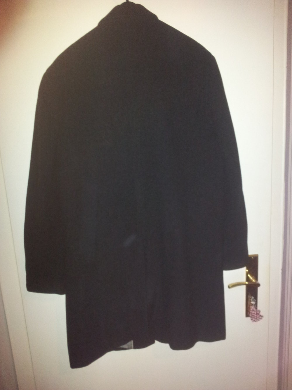  Herren Mantel Gr. 54 schwarz neuwertig