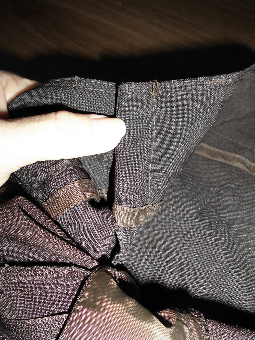 Tolle Anzugshose, Länge gekürzt, Gr. 34