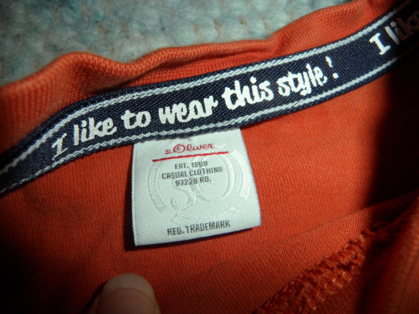 s.Oliver Langarmshirt Pinguine Sprücheshirt