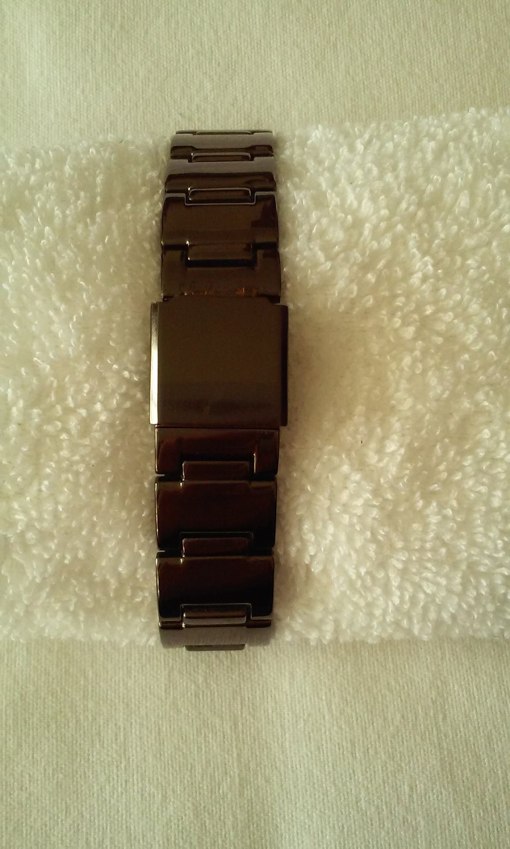 Armbanduhr Quarzuhr mit Strasssteinen  Faltschließe neue Batterie!