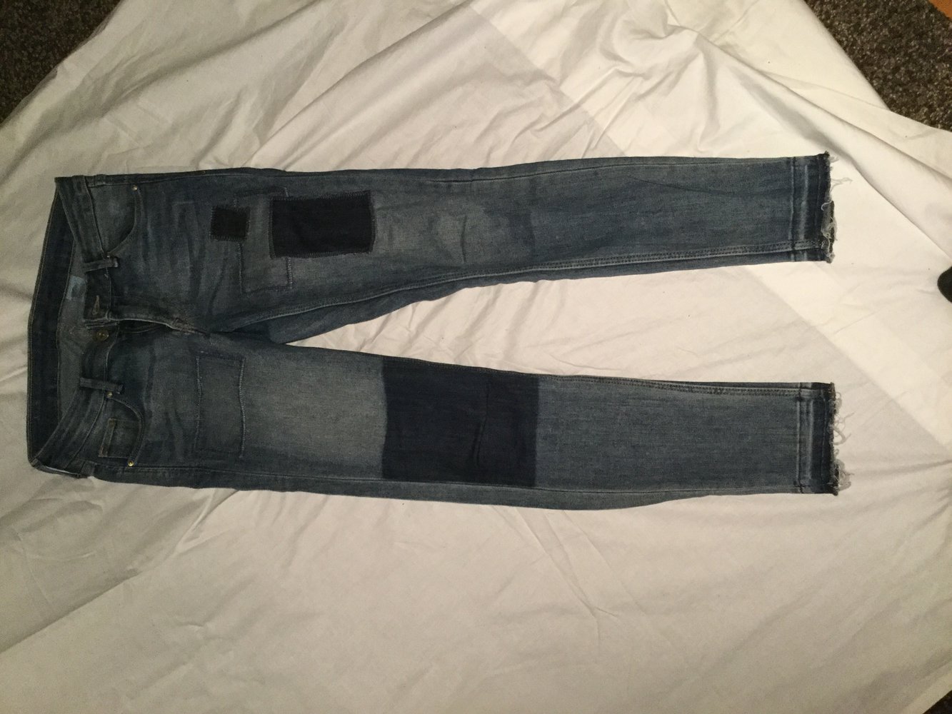 Jeans im Used-Look