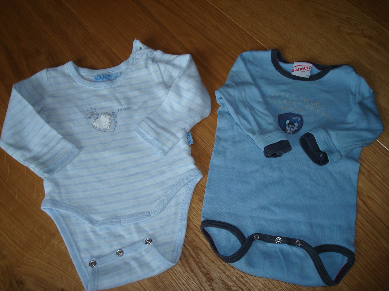 2 Langarmbodys für Jungen von Kanz und Sanetta