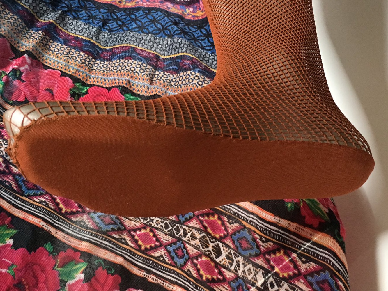 Professionelle Netzstrumpfhosen ohne Naht von Capezio (Ballett, Latin)