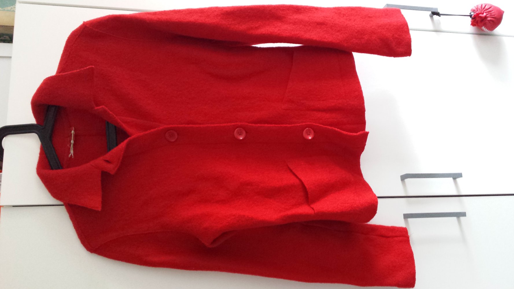 Trachtenjacke hochwertig in rot von Nadine H., Größe 40, Neuwertig