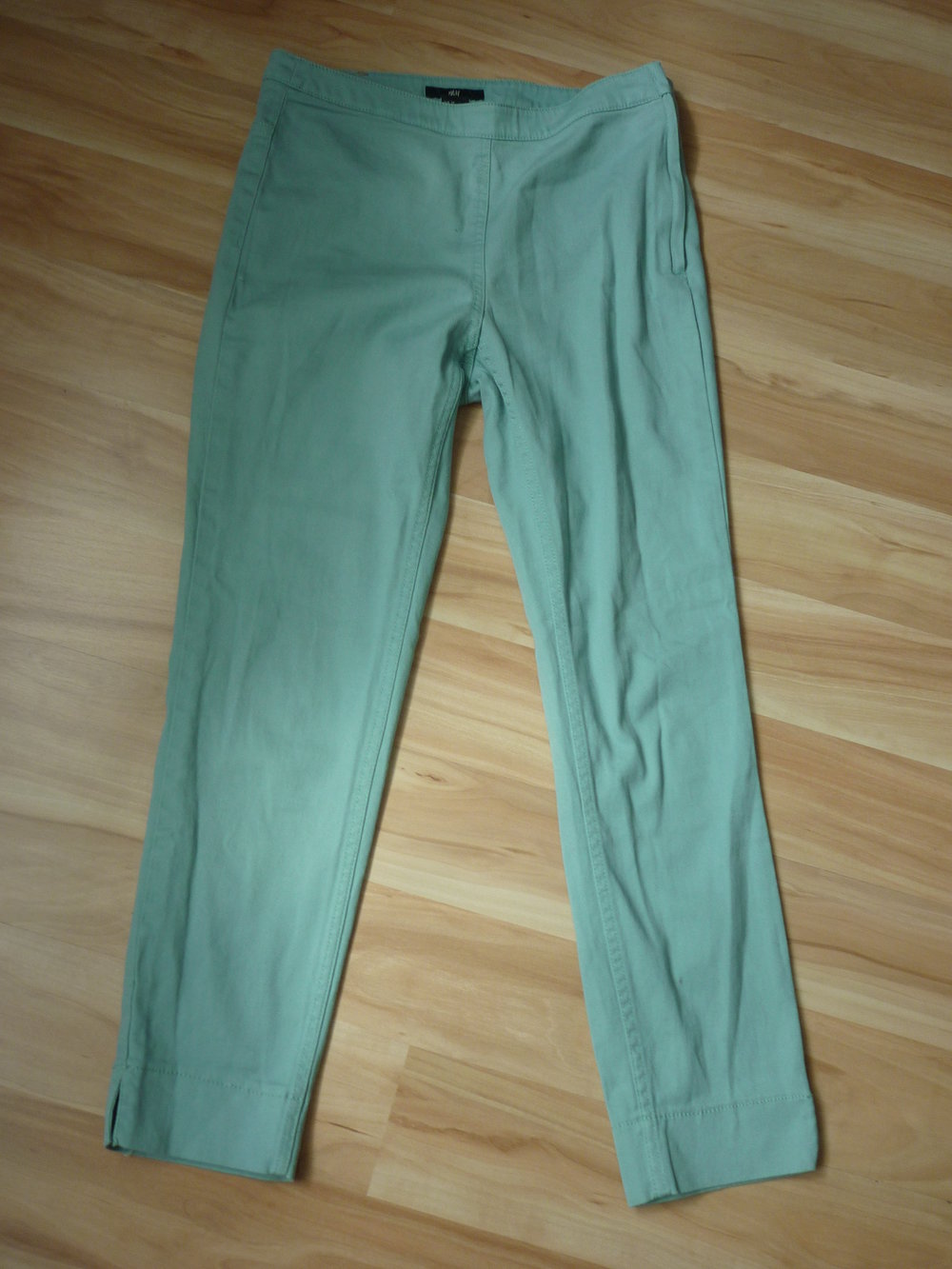 H&M High Waist super skinny ankle Jeans Hose mint Größe 34 XS