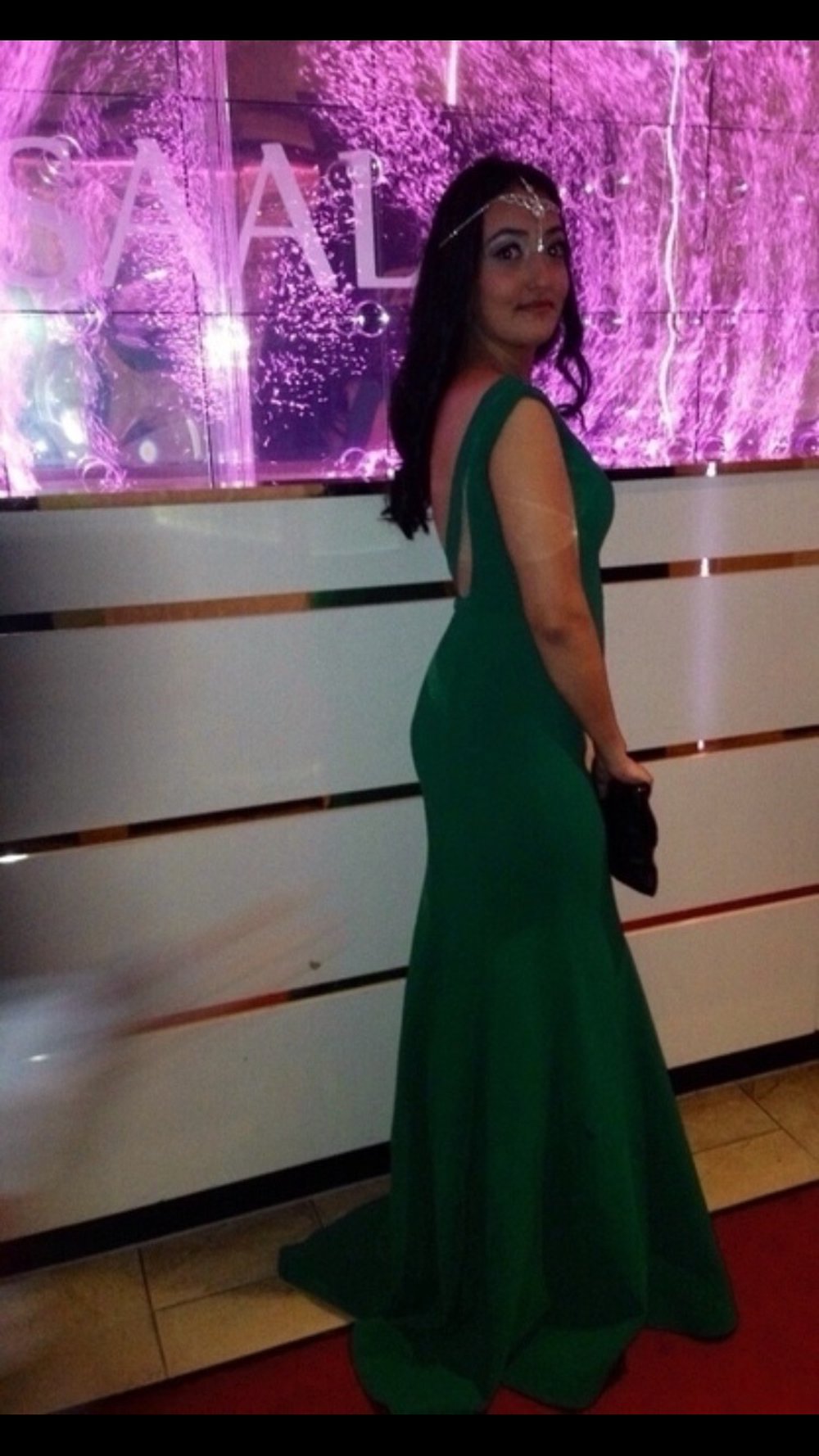 GRÜNES ABENDKLEID tr. Größe 40 