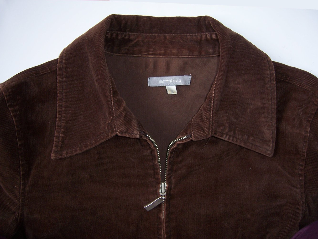 AMISU Damen Cordjacke braun, Gr. S