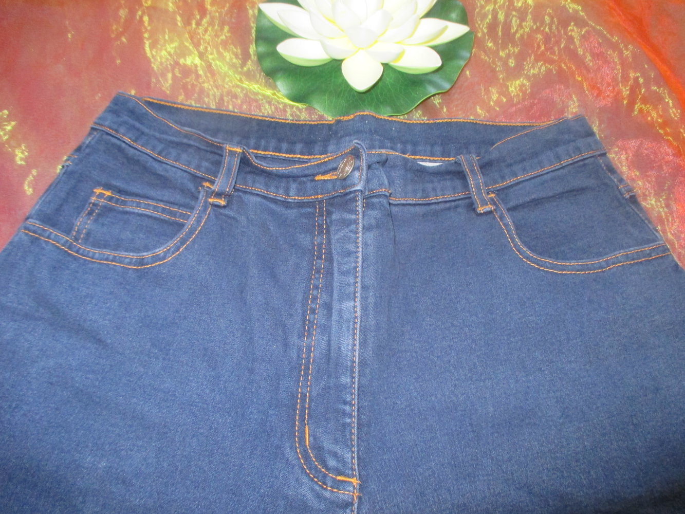NEU Klassische Damen Designer High Waist Boyfriend Jeans Hose Gr. 38- 40/ S- M blau