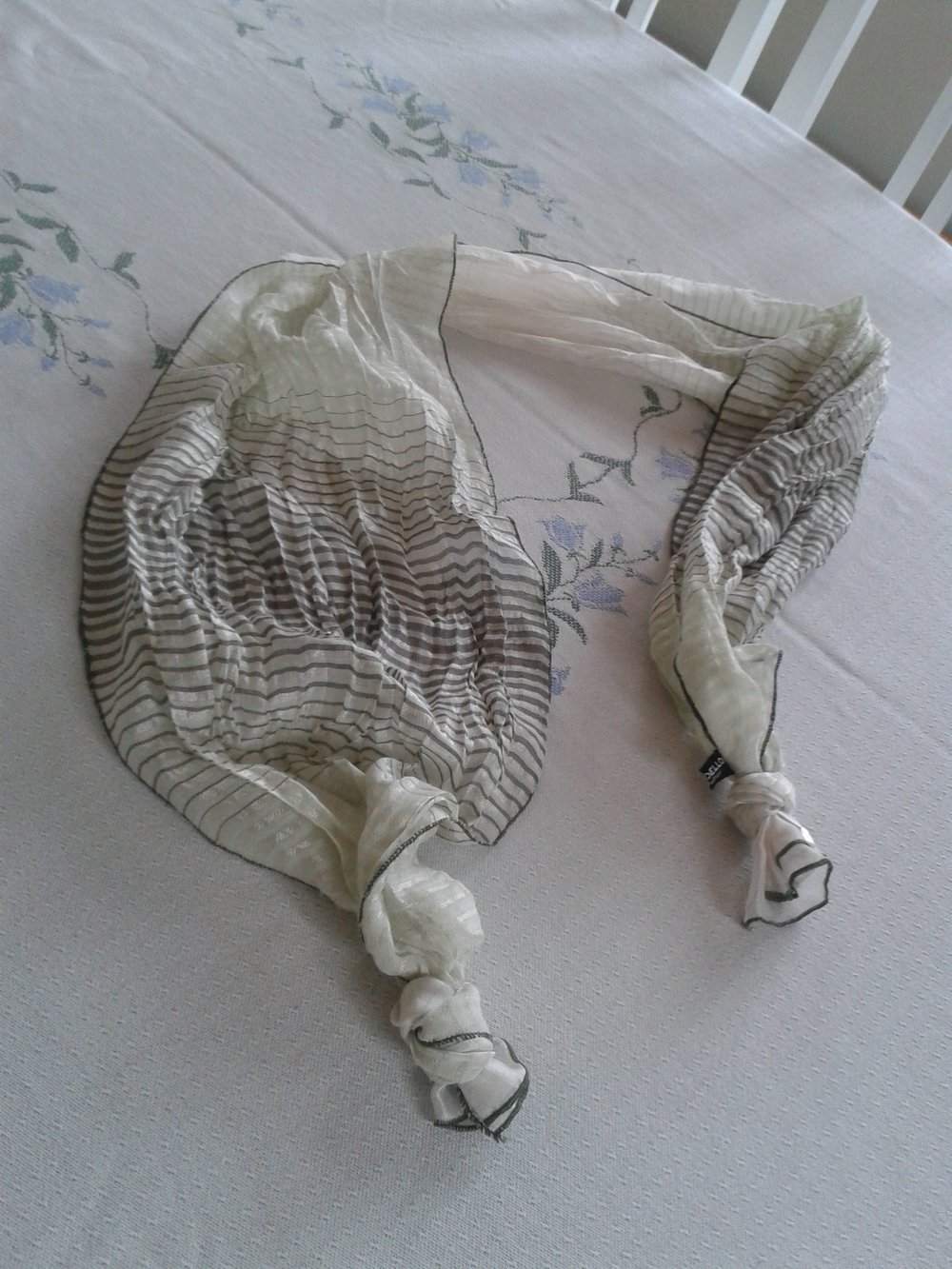 Halstuch Grüntöne Streifen