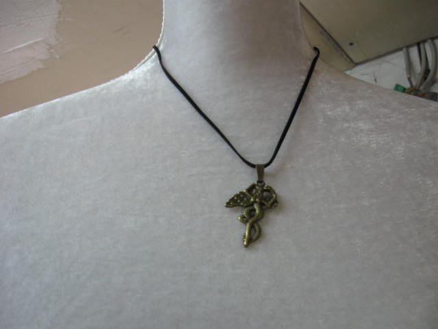 *** Feenanhänger mit Lederband ***