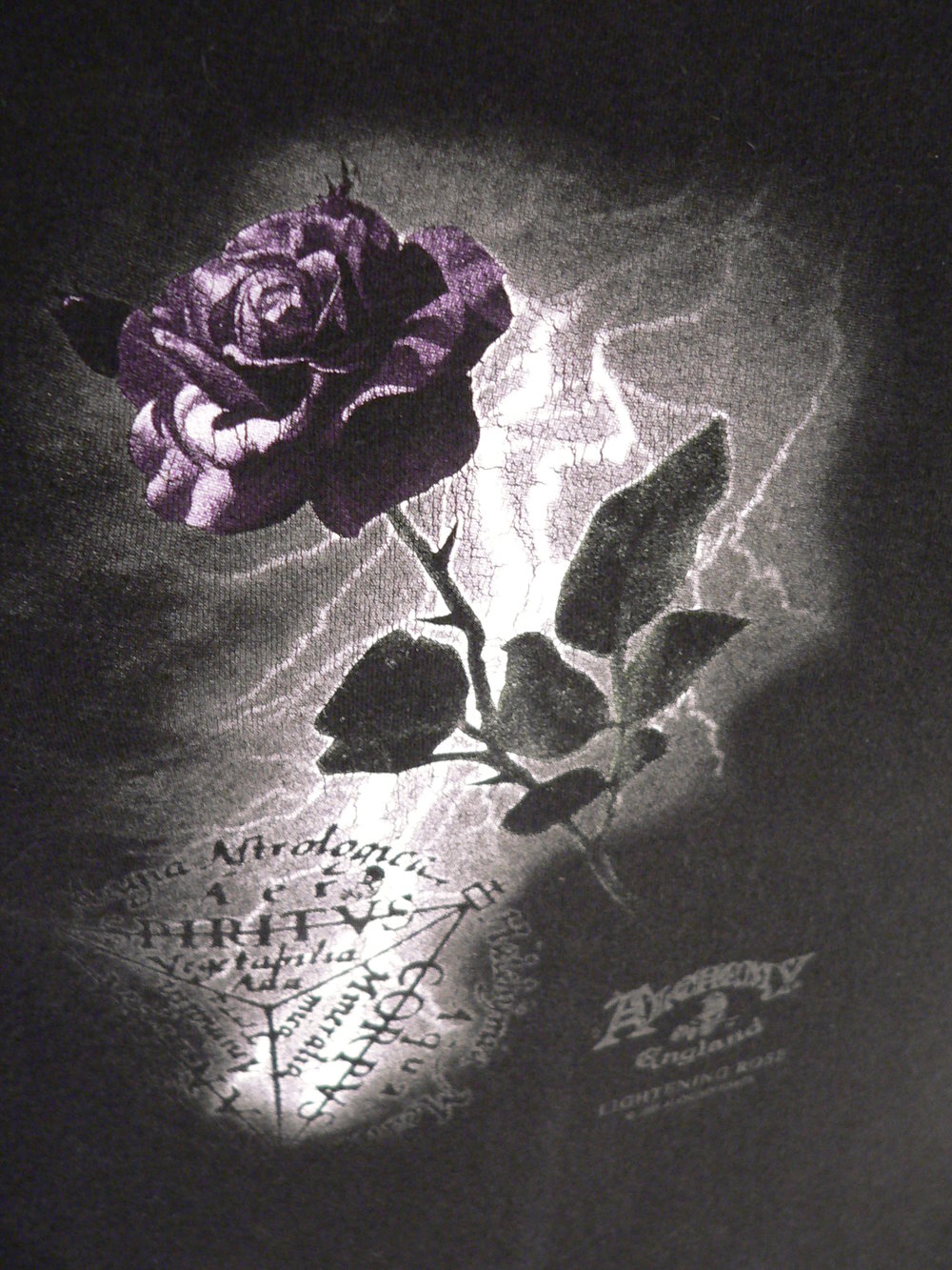 beidseitig bedrucktes T-Shirt von Alchemy Gothic