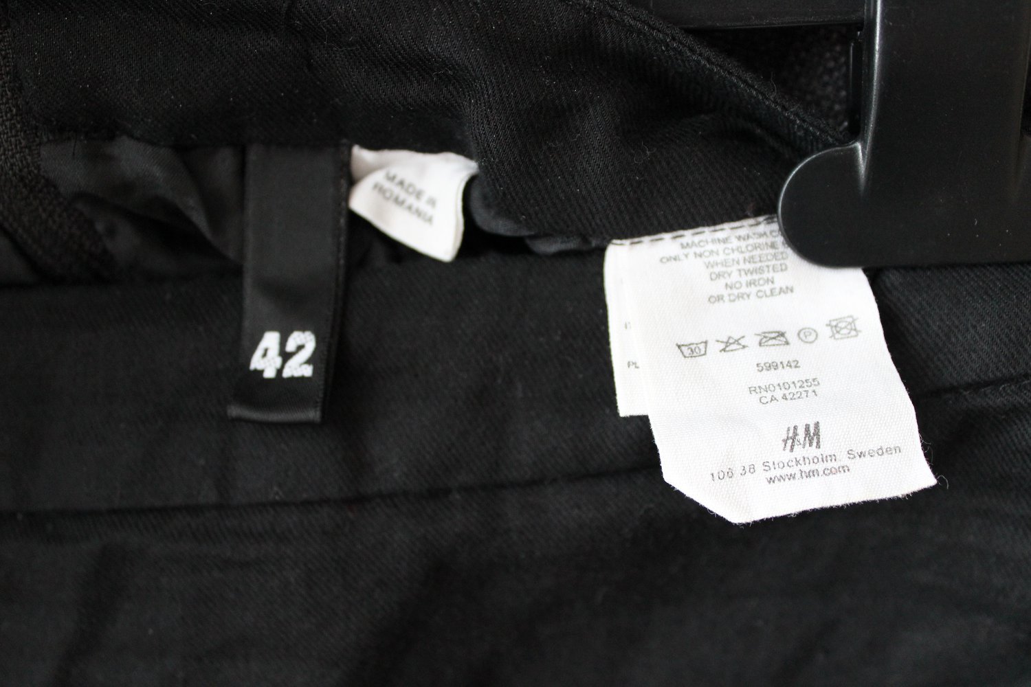 Schwarzer MaxiRock von H&M