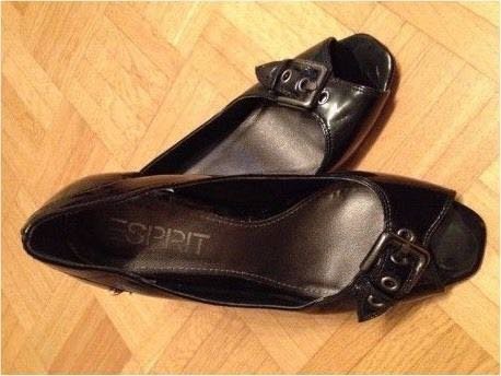 Peeptoe/ Sandale - Esprit - Lack 
